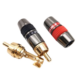 Soldering <strong>RCA</strong> Male Plug Jack Connector Speaker Audio <strong>Output</strong>/<strong>Input</strong> Adapter Plug Gold Plated Earphone Connector Jack - Product Image 5