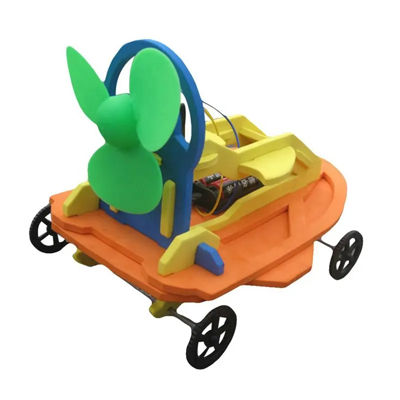 2019 الإبداعية الهواء بالطاقة سفينة برمائية سيارة الحوامات لعبة للأطفال هدية DIY 3D السيارات نموذج باخرة الاستخبارات التعليمية