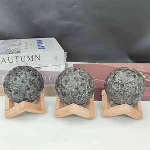 Sıcak satış doğal taş kaliteli yooperlite küreler toptan tam moons ev dekorasyon için yooperlite topları