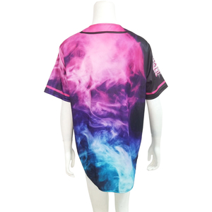 เสื้อเจอร์ซีย์ทีมเบสบอลระบายอากาศได้ดีผ้าพลอยเทียมปักลายพิมพ์ซับลิเมชันตามสั่ง - Product Image 6