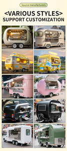 Trailer thực phẩm với Bánh xe lăn trơn tru di chuyển dễ dàng mà không làm hỏng sàn hoặc vỉa hè - Product Image 6