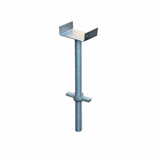 ZYTJ Low Price 24Inch Heavy Duty Screw Jack (Leveling Jack) with Solid Stem and <strong>Fixed</strong> Base Plate for <strong>Scaffolding</strong> Frames - Product Image 1