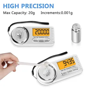 2025 Xách Tay Cân Bằng 0.001G Độ Chính Xác Mini Kỹ Thuật Số Cân Trọng Lượng Kỹ Thuật Số Túi Đồ Trang Sức Quy Mô Cho Kim Cương Có Trọng Lượng Quy Mô - Product Image 5