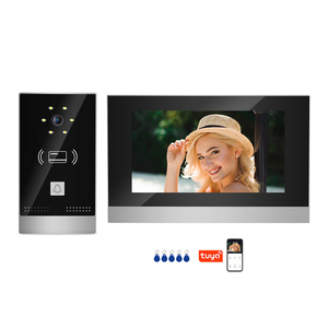 TCP/IP Wire videocitofono sistema citofono Touch Screen da 7 pollici con Tuya per la casa Villa citofono Video POE campanello fotocamera - Product Image 1