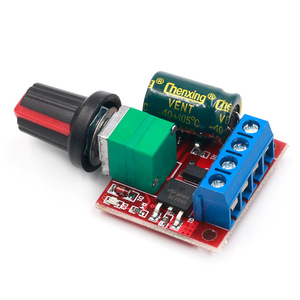Mini 5A 90W PWM 12V DC motore regolatore di velocità modulo DC-DC 4.5V-35V regolabile regolatore di velocità regolatore regolatore di controllo interruttore 24V - Product Image 2