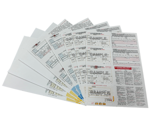 Fabbrica diretta prestampata di codice a barre numeri Voucher carta carta carta di garanzia scheda firma di certificazione - Product Image 2