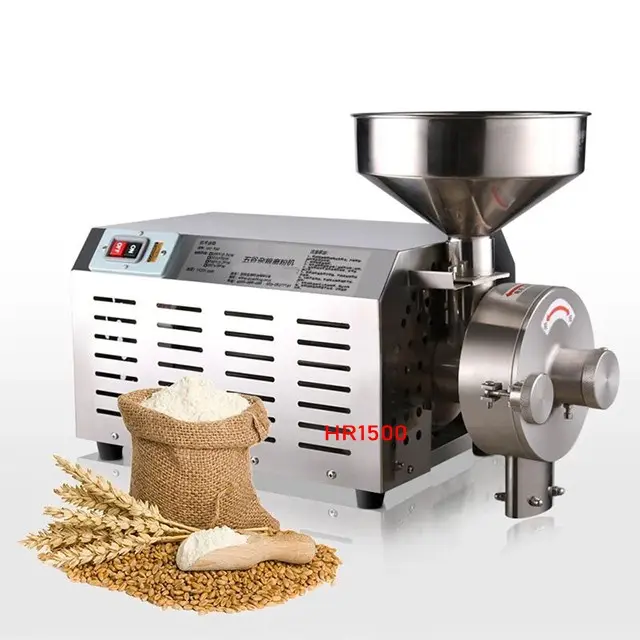 Fresadora automática de molienda de maíz/máquina multi-función de harina de grano Molino de Piedra/trigo/arroz Molino de harina de hierba de cacao de