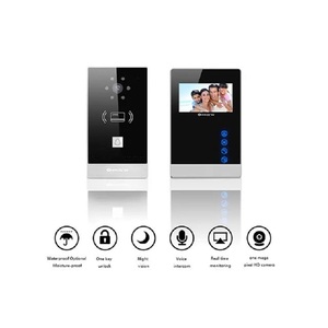 MingKe MK-AZBS4A+MK-AZSK1 Access Control Two Locks <strong>Video</strong> Door Phone <strong>Intercom</strong> for Door Phone <strong>Intercom</strong> <strong>System</strong>