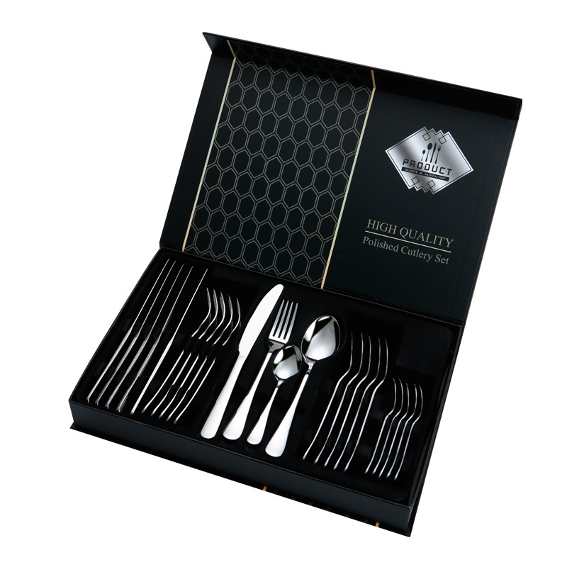 Silver 24pcs cutlery-1
