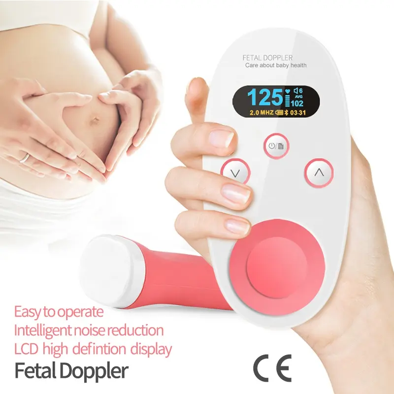 Assistenza domiciliare angelsounds doppler fetale ultrasuoni fetale baby cardiofrequenzimetro doppler fetale ad ultrasuoni con CE