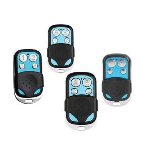 สวิตช์ควบคุมระยะไกลไร้สายแบบ1527สวิตช์ชัตเตอร์ไฟฟ้าสำหรับโรงรถไฟ100เมตร ABS ขนาดเล็กสี่ปุ่ม433เมตรสีน้ำเงิน - Product Image 1