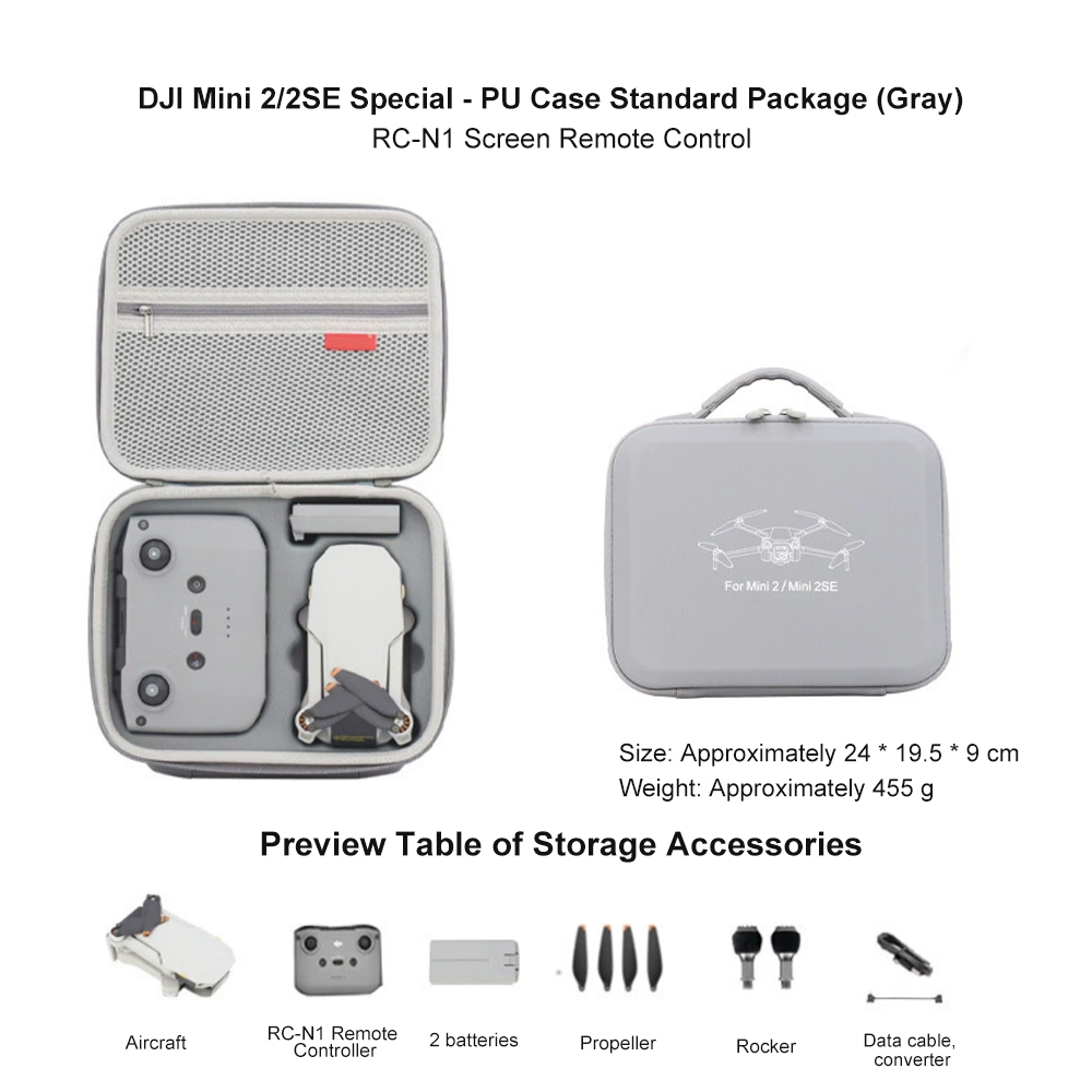 Paquete Estándar de Funda de PU (Gris)