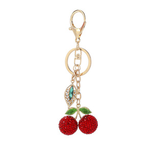Llavero Simple de Aleación con Forma de Fruta, Colgante de Metal Personalizado con Esmalte en Forma de Fresa - Product Image 6