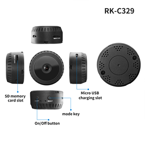 RK-C329 Mini Wifi <strong>Camera</strong> 2.4g Wifi Rechargeable Remote App Real-time Viewing Security <strong>Camera</strong> - Product Image 5