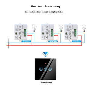 Tuya Wireless Switch WiFi Touch Remote-Schalter-Alexa Voice, APP-Steuerung, Countdown-Timer - Product Image 5