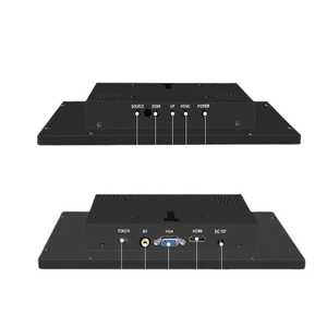 Monitor LCD IPS completamente cerrado de 10 pulgadas con pantalla táctil capacitiva Monitor LCD industrial con interfaz AV VGA HDM