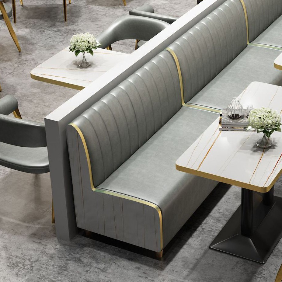 Grey single card sofa