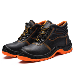 אמיתי עור S1P S3 בניית בטיחות מגפי אנטי לנקב עמיד בפני החלקה תעשייתי Mens בטיחות נעלי פלדת הבוהן - Product Image 4