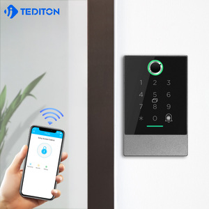 Controllo di accesso biometrico dell'impronta digitale combinazione di codice della carta Rifd elettrica dell'app di sicurezza - Product Image 5