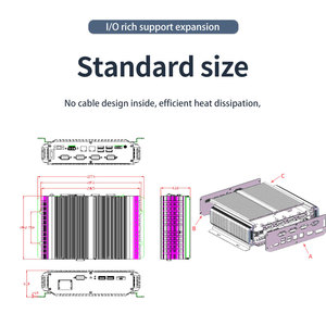 Mini Computer Intel Celeron J6412 CPU 2 LAN 5 RS232 Win 10 Linux sistema 8GB RAM 128GB DDR4 Fanless industriale Mini PC - Product Image 5