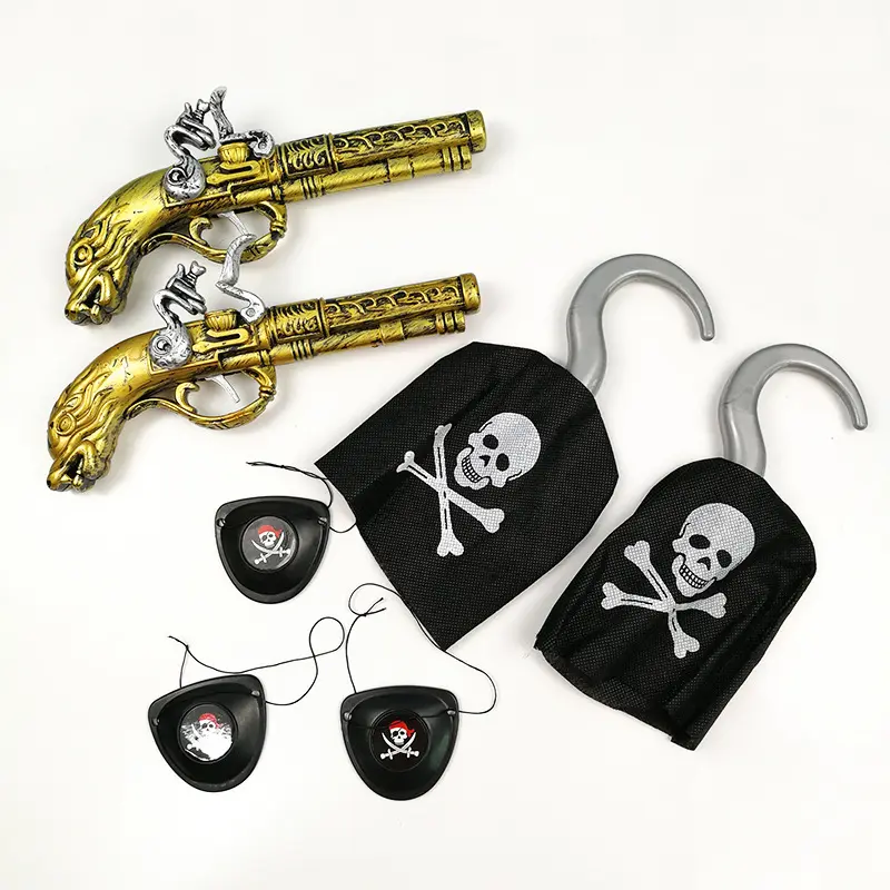 Fournitures de fête d'Halloween Pirates des Caraïbes pistolet armes jouets cadeaux d'halloween pour les enfants