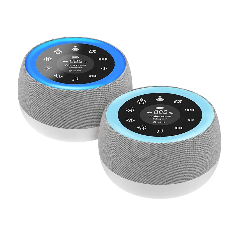 Touch Screen Yoga Sleep Sound Machine White Noise Player with Rain and Thunder Sounds for sleeping