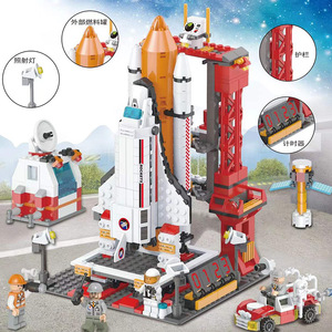 HY <strong>Toys</strong> Space Shuttle Building Blocks <strong>Toy</strong> Boy Puzzle Pieces <strong>Put</strong> <strong>Together</strong> a DIY Space Rocket Model Set - Product Image 2