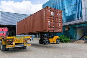 10 Tấn Xe Nâng DIESEL Nhìn Rộng 6 Mét <span class=keywords><strong>Container</strong></span> Nâng Lên <span class=keywords><strong>Container</strong></span> Xử Lý - Product Image 4