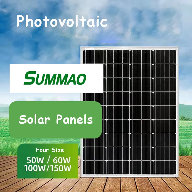 Zonnepaneel 200W 300W Placas Solares 20 30 40 50 60 70 80 90 100 Watt Solar Pv Paneel Prijs Uit China