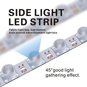 DC 12v 18w <strong>Led</strong> Advertising Sign Edge <strong>LED</strong> Strip with Lens for Advertising Lightbox Edge Light <strong>Led</strong> Strip