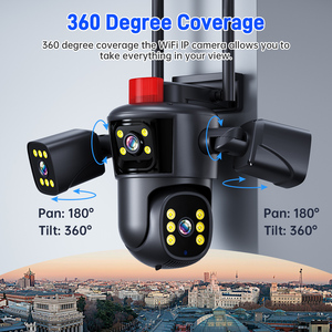 12MP 4 schermo Wifi senza fili telecamera esterna impermeabile rilevamento umano telecamera CCTV collegato al telefono cellulare telecamera IP di 360 grado - Product Image 2