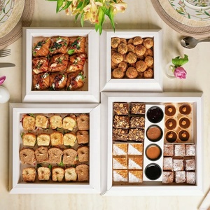 Rdy Tùy Chỉnh Phục Vụ Takeaway Đa-Hai Lớp Thân Thiện Với Môi Tông Kim Tự Tháp Thực Phẩm Ngọt Ngào Hộp Giấy Với Xử Lý Cho Nhóm Bữa Ăn Đồ Ăn Nhẹ - Product Image 6