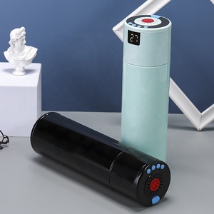 定制3合1钢可充电智能温度调频收音机TF蓝牙扬声器不倒翁水瓶带提醒饮料