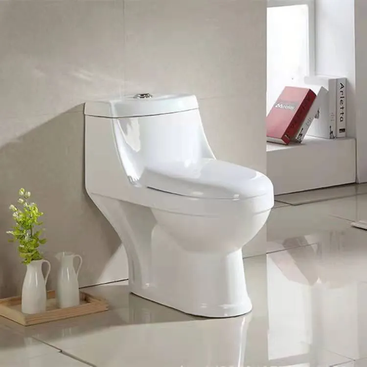 Medyag klasik tek parça orta doğu s-tuzak 250mm 300mm zemin üstü banyo seramik tuvalet