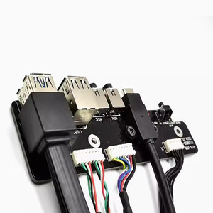 High-Definition Audio #67071 Computerbehuizing Sensormodules Kit Met Dubbele Usb-3.0/Type-C Frontpaneelkabel En Stroomlichtschakelaar - Product Image 2