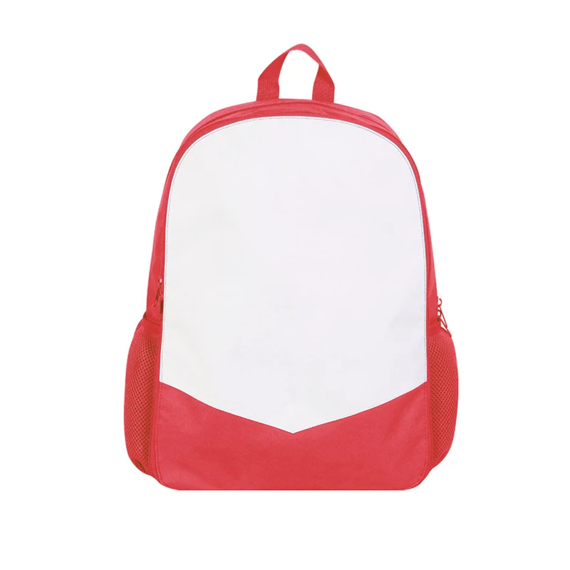 12inch Sublimation Blanks Kids Backpack with Flip and Small Pocket for Customization Heat Transfer Printing-Small