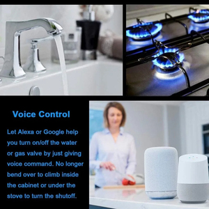 Wifi smart Valvola Sistema di Automazione Domestica di Controllo Valvola per il Controllo Vocale Dell'Acqua a gas Lavoro con alexa echo google home - Product Image 6