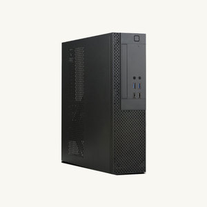 เคส HTPC แนวตั้งแบบบางสำหรับตั้งโต๊ะปรับแต่งได้ K15ไมโคร ATX มินิเคส CFF โลหะพร้อมแหล่งจ่ายไฟ1U และแผง PCIe - Product Image 1