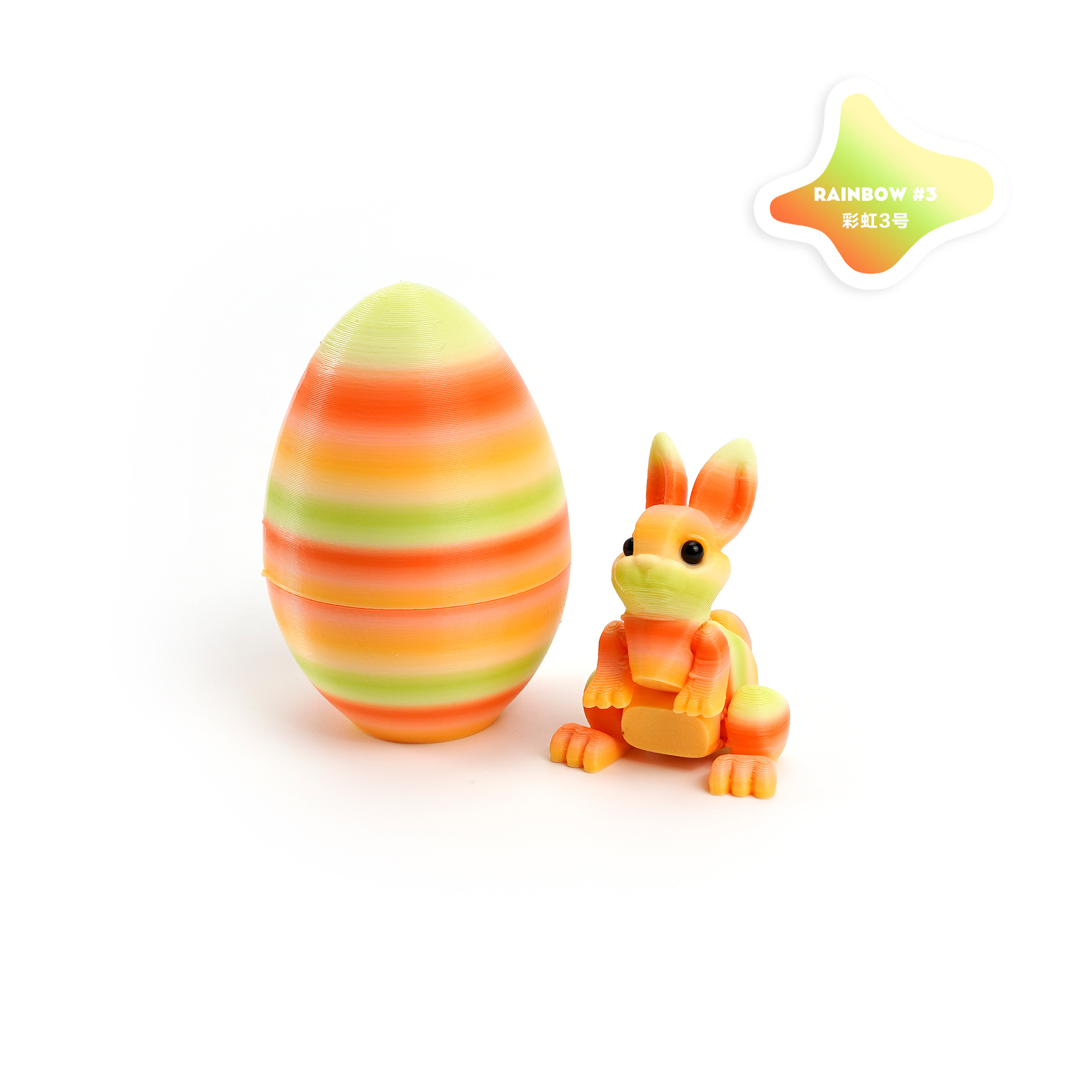 Juego de huevos de conejo (Arcoíris 3)