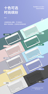 Mini teclado y ratón inalámbricos para juegos recargables portátiles Kit de ratón y teclado de ordenador en Stock - Product Image 4