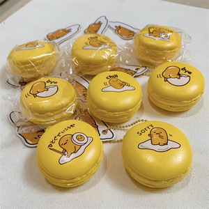 Bé mềm cảm giác Silicone phim hoạt hình <span class=keywords><strong>eeg</strong></span> giáo dục Gudetama Macaron đồ chơi 3D mô hình động vật cao su Teether bóp đồ chơi trẻ mới biết đi - Product Image 5