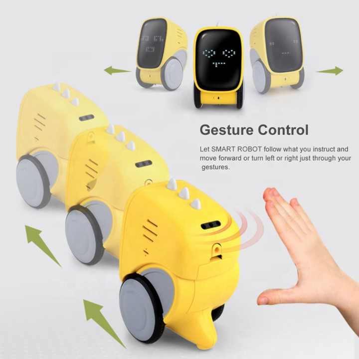 Robot de control remoto inteligente para niños, juguete educativo con control por gestos, voz, modelo de expresión facial