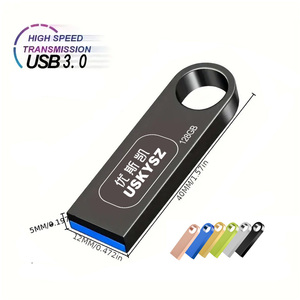 Pendrive siêu mini Quà Tặng USB 3.0 1TB 2TB 128GB 64GB Type-C OTG 4in1 chiavetta USB 2.0 Phím thanh cles kẽm 16GB USB <span class=keywords><strong>Flash</strong></span> Drive - Product Image 2