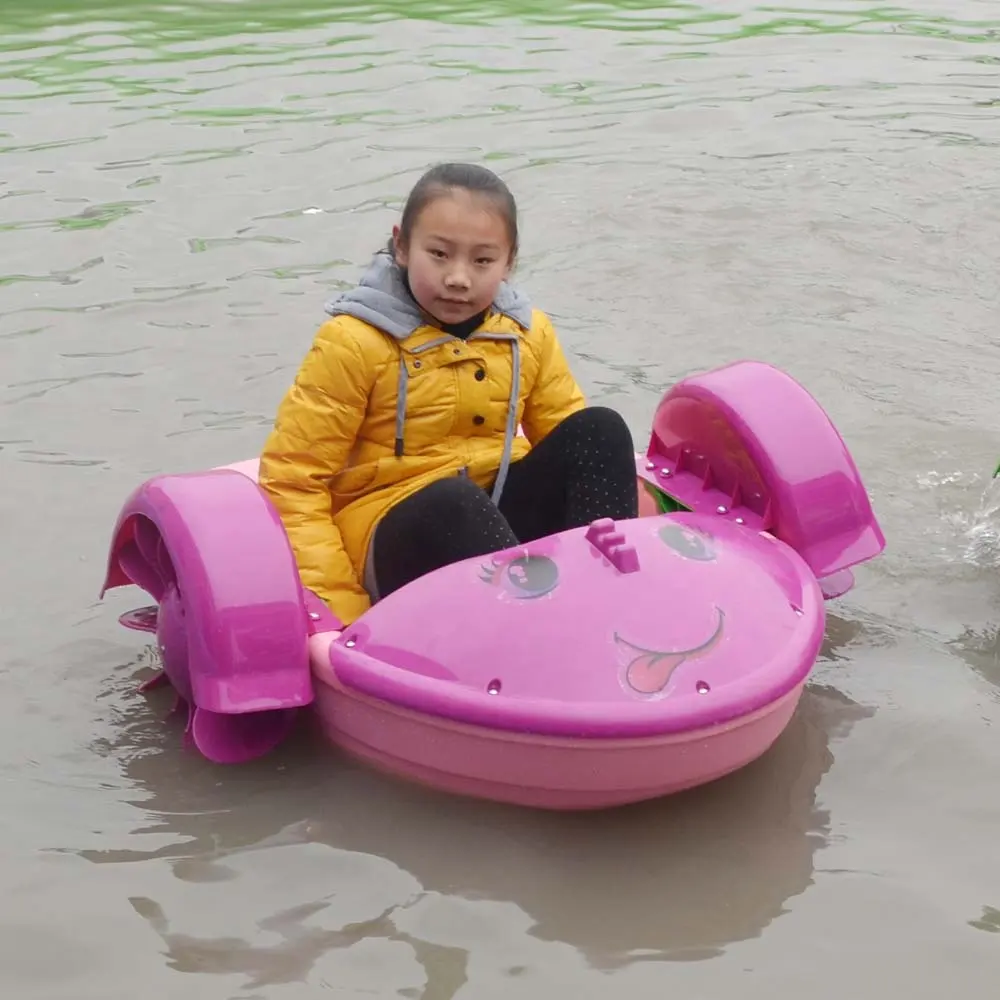 Buona Qualità di Plastica Dura Bambino A Mano Gommone Barca A Remi per il Parco di divertimenti