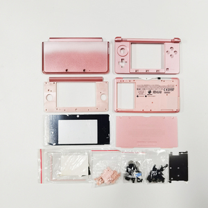 เคสฝาครอบด้านนอกสำหรับเครื่องเล่นเกม Nintendo 3DS,เคสฝาปิดพร้อมปุ่มสติกเกอร์เลนส์หน้าจอ6สี - Product Image 6