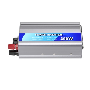Inversor de onda sinusoidal modificada inversor portátil 400W DC 12 V o DC 24 V entrada a AC 110V 60Hz salida con enchufes duales y USB - Product Image 2