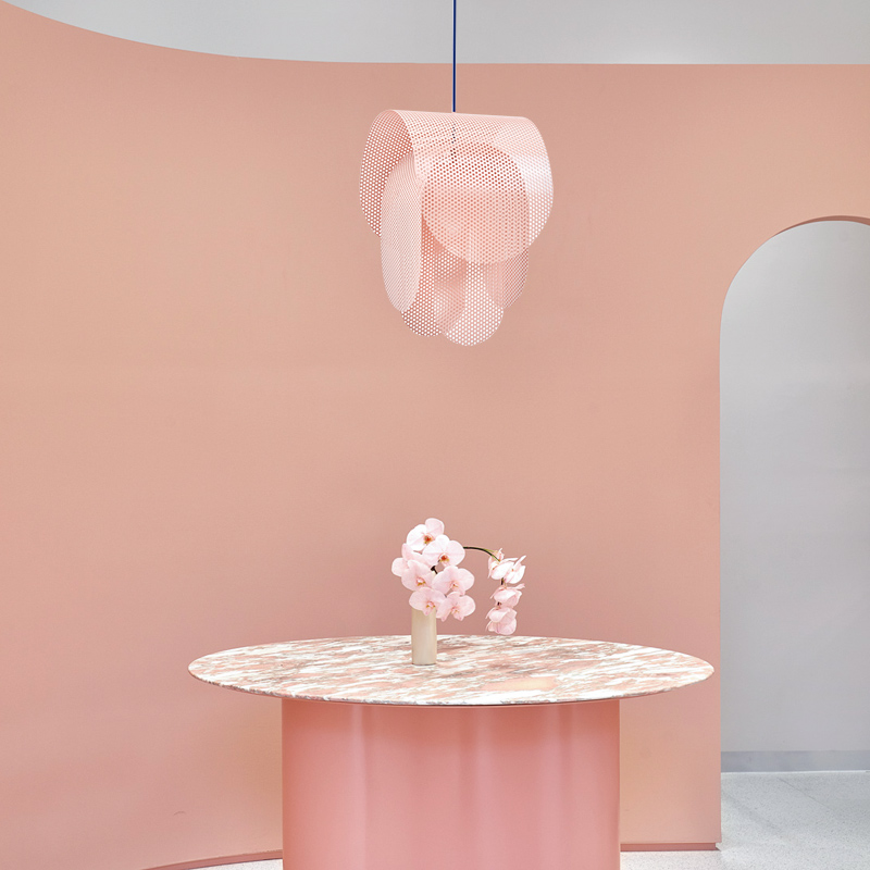 High quality Children's room bedroom Pink Nordic Modern creative chandelier