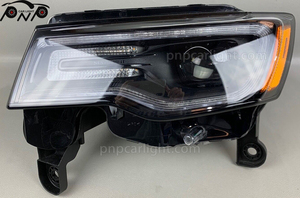 ジープグランドチェロキー用のモダンデザインカーヘッドライトアメリカンバージョン<span class=keywords><strong>LED</strong></span>キセノン隠しヘッドライト