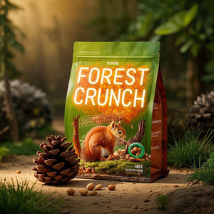 Custom Printed High <strong>Definition</strong> Aluminum Foil Heat Seal Nuts Packaging Bag Matte Finish Flat Bottom Resealable Mylar <strong>Pouch</strong>