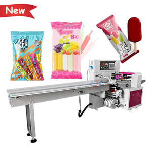 Ngang gối Pouch máy đóng gói tự động <span class=keywords><strong>Popsicle</strong></span> Ice Pop Lolly kẹo máy đóng gói - Product Image 1